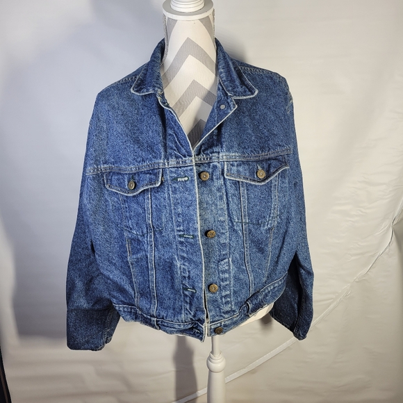 Vintage Womans Lee Jean/Denim Jacket Size Large Made in USA CA00492 RN34783 - Picture 2 of 10